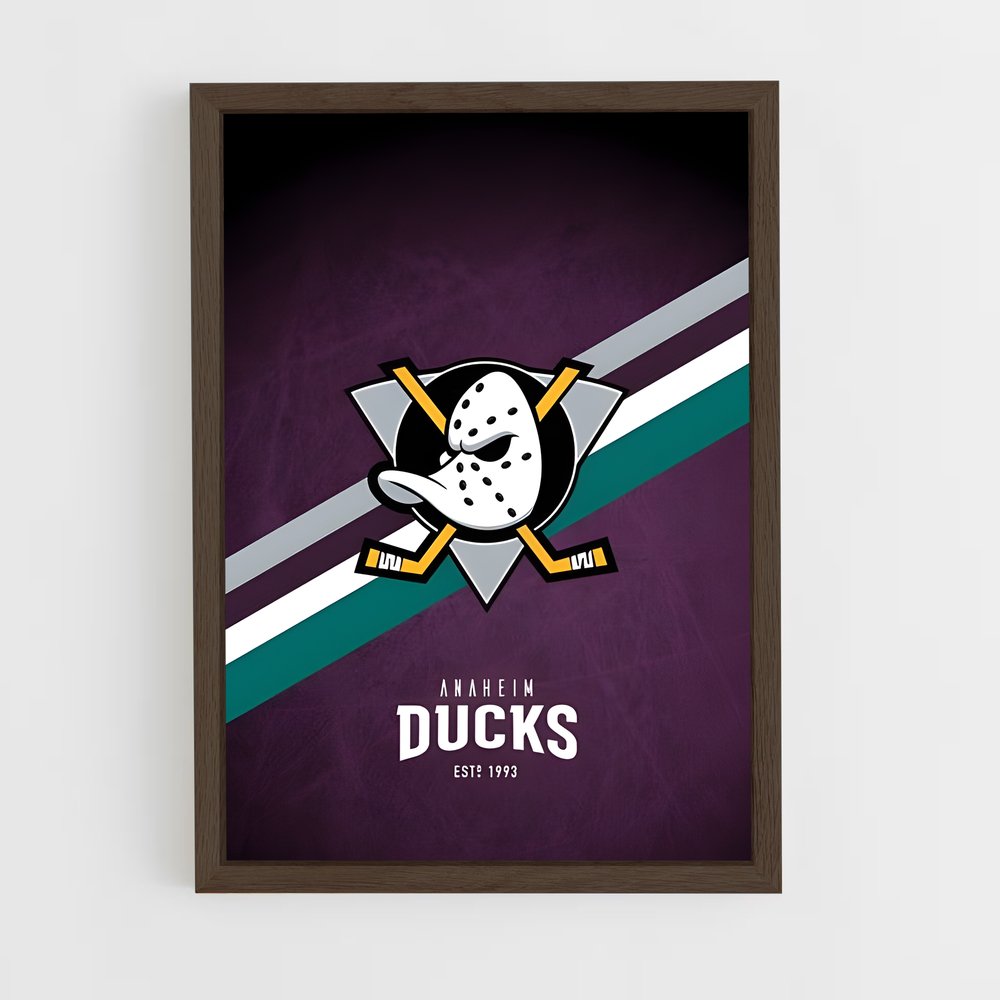 Poster Purple Power Ducks – affiche Hockey sur glace (vue 5)